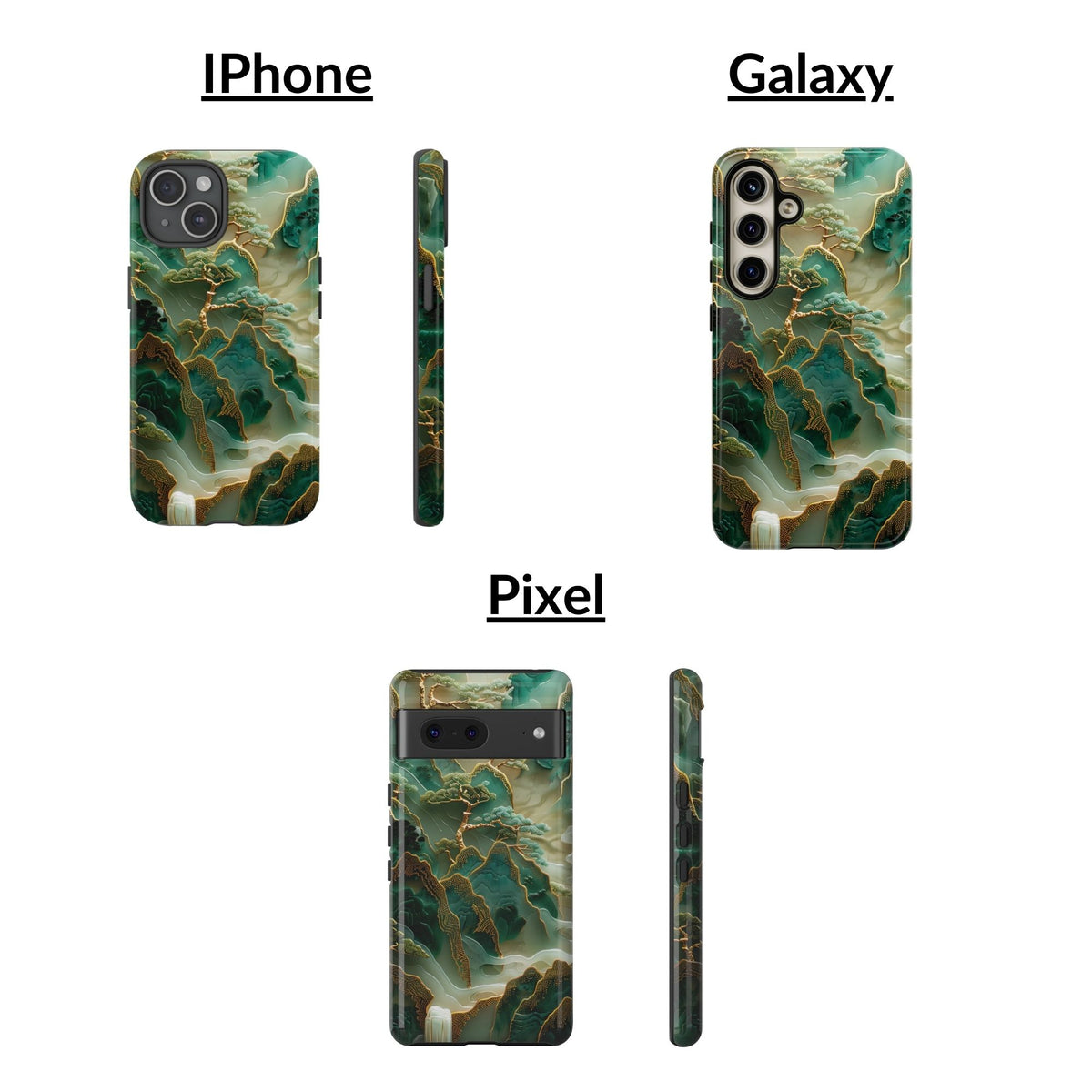 Jade Landscape Phone Case | Jade Phone Case | InarasCases