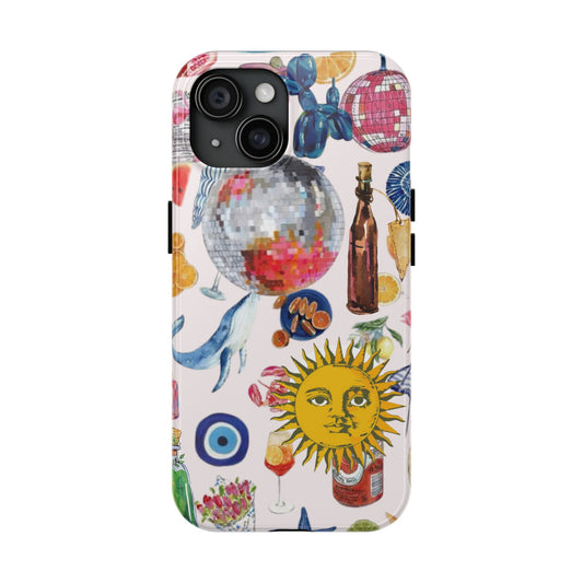 Fizz & Frills Phone Case | Floral Pattern Cover | InarasCases